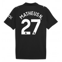 Manchester City Matheus Nunes #27 Vonkajší futbalový dres 2025-26 Krátky Rukáv